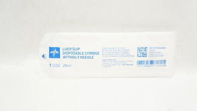 Medline SYR120020 Luer Slip Disposable Syringe Without Ndle 20ml